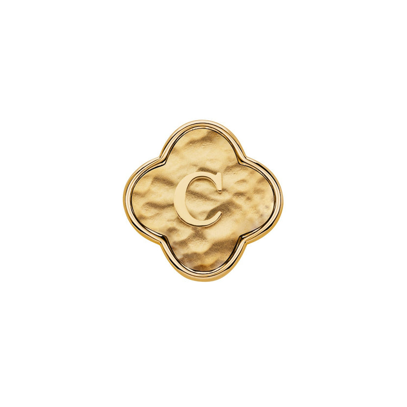 Molten Clover Charms (Gold) - Initials