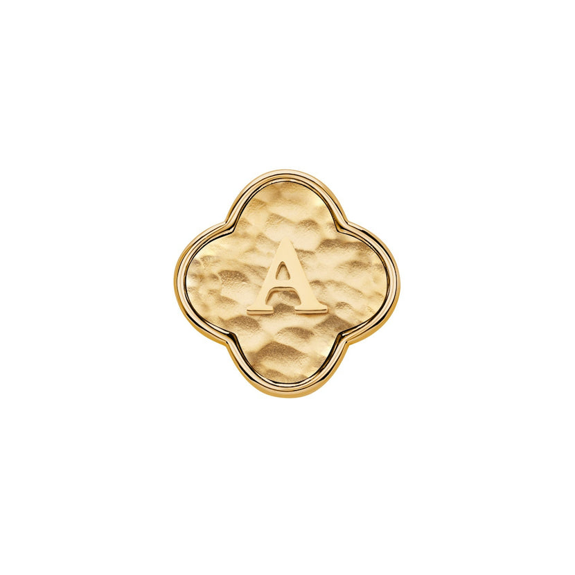 Molten Clover Charms (Gold) - Initials