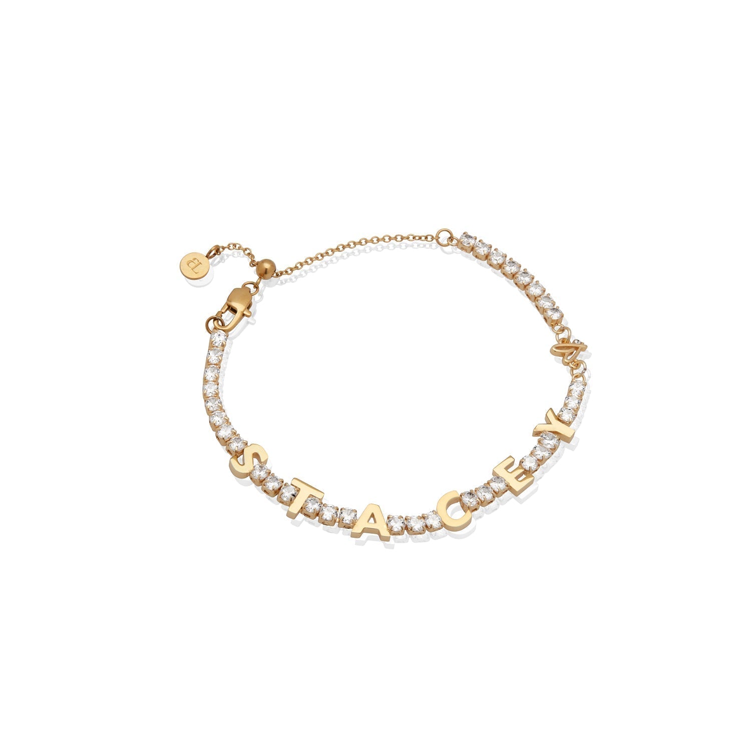 Gold Monogram Bracelet - Gold Insert
