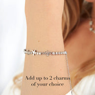 Custom Name Tennis Bracelet (Silver)