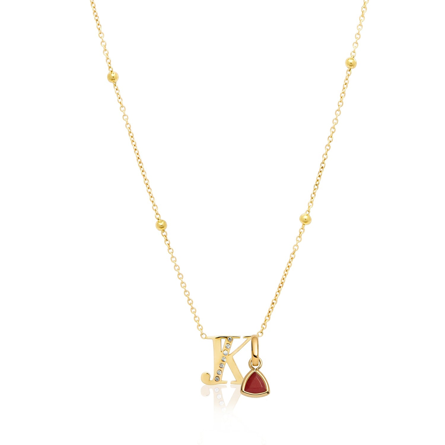 Louis Vuitton LV & Me Necklace, Letter H Gold Metal