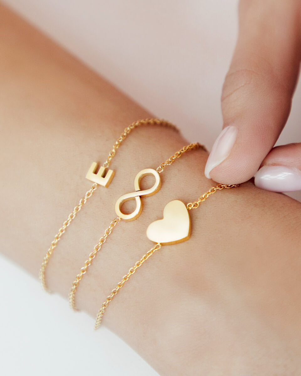 送料関税込【Abbott Lyon】Little Luxe Heart Bracelet☆(4色)♪ AL_Silver_Heart_Little_Luxe_12