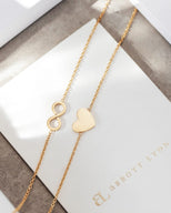 Little Luxe Heart Bracelet (Gold)