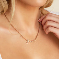Signature Name Necklace (Rose Gold)