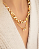 Editorial Date Necklace (Gold)