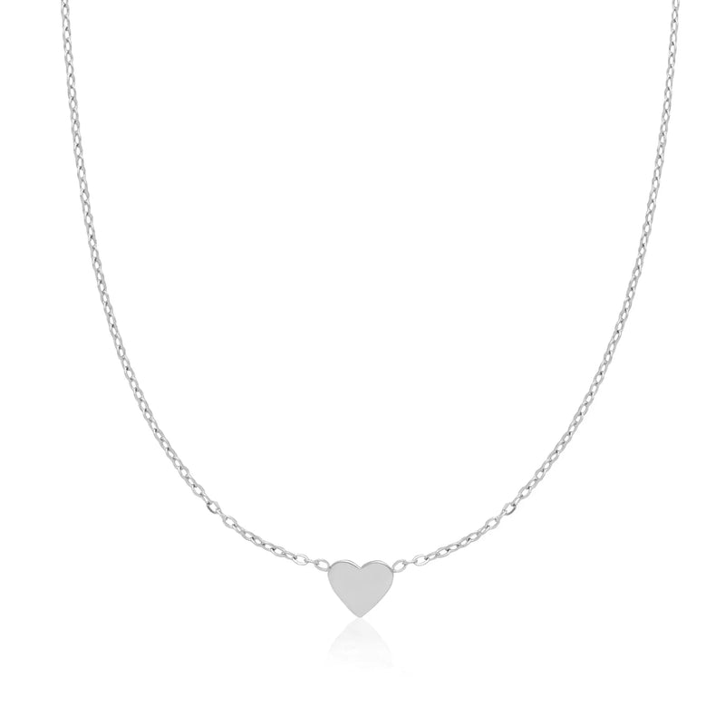 Mini Heart Necklace (Silver) (CS Replacement)