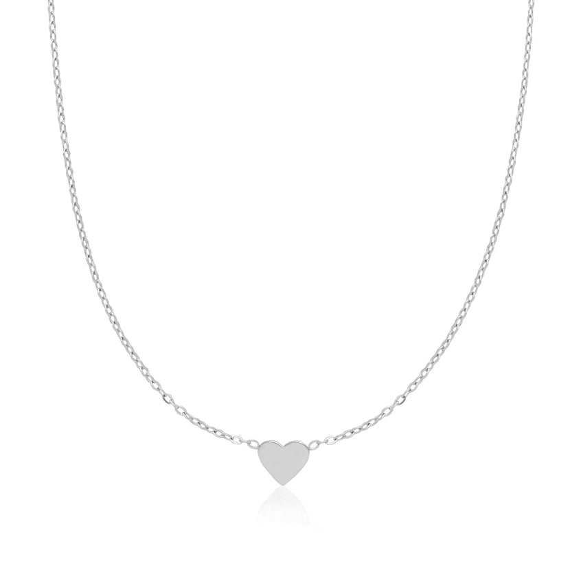 Mini Heart Necklace (Silver) (CS Replacement)
