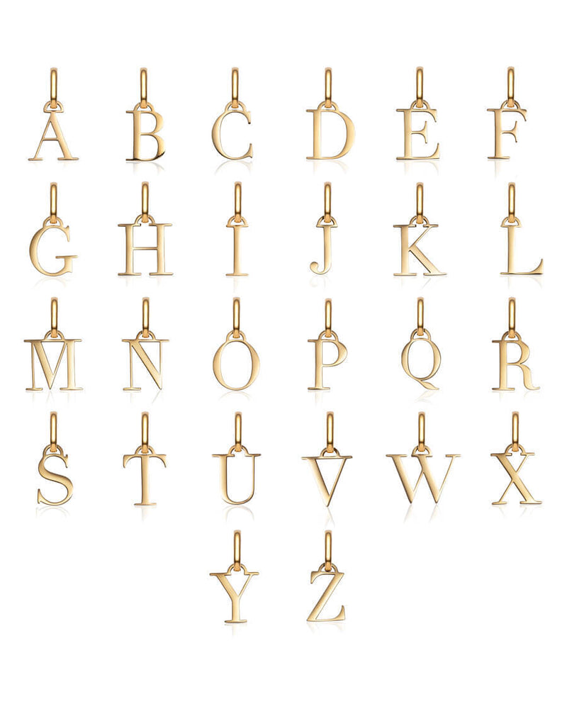 Letter Pendant (Gold)