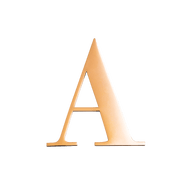 PersonalizE LETTERS - GOLD
