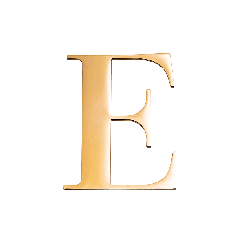 Jewelry Box Gold Small Metal Letter