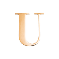 Jewelry Box Gold Small Metal Letter