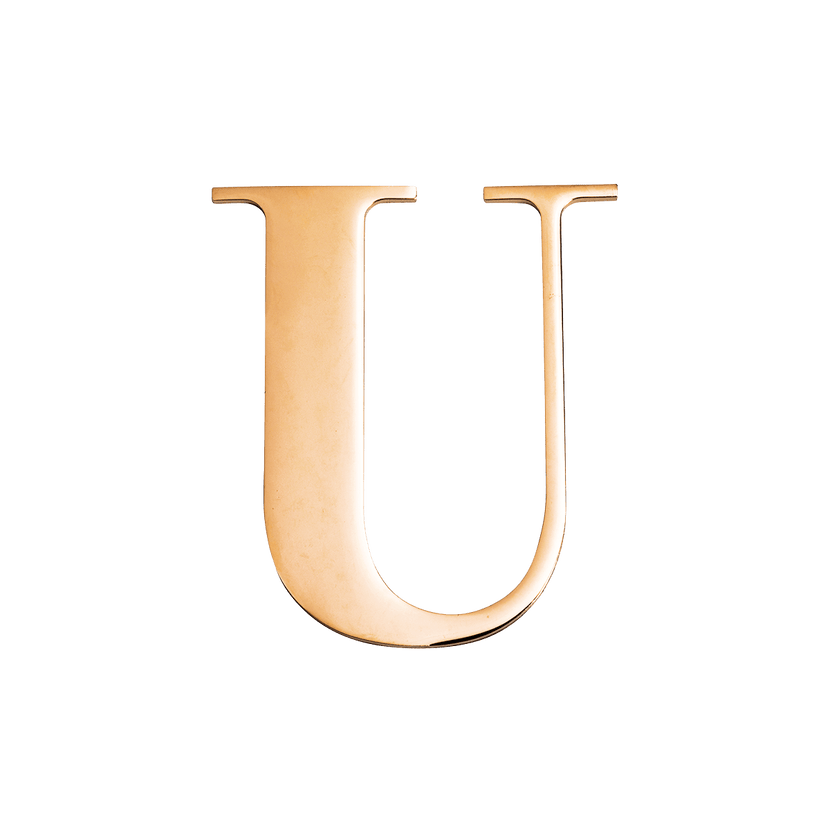 Jewelry Box Gold Small Metal Letter