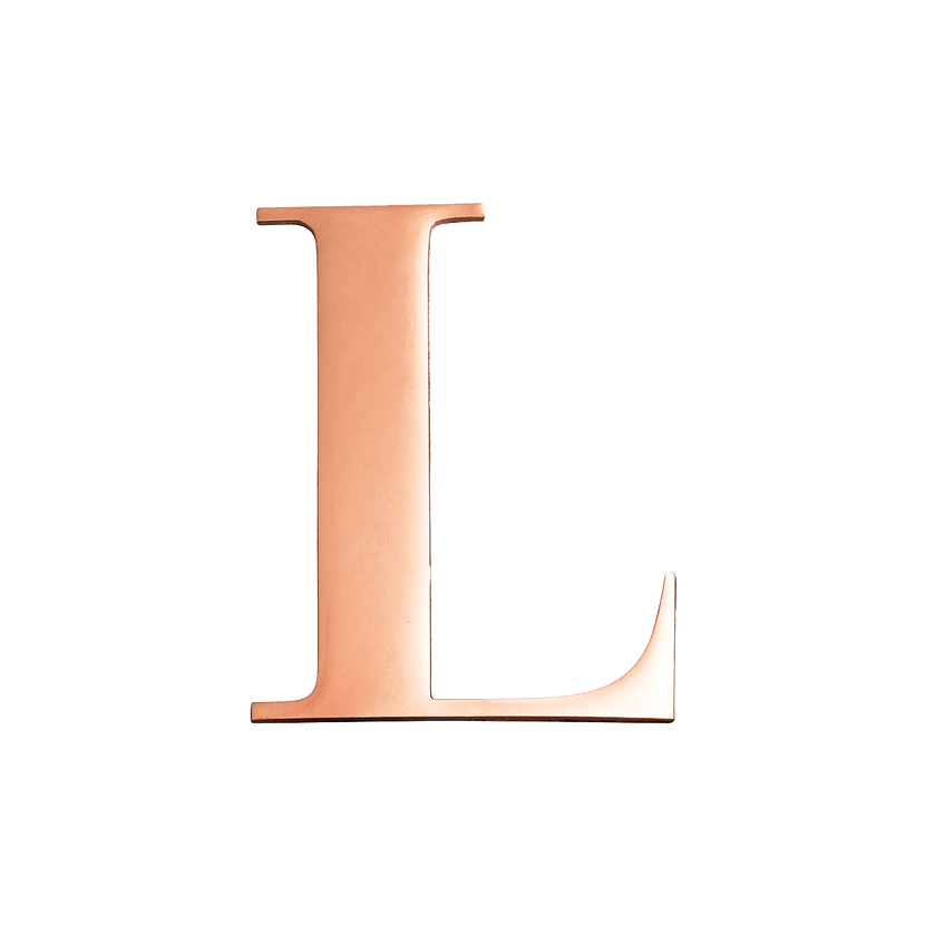 PersonalizE LETTERS - SILVER