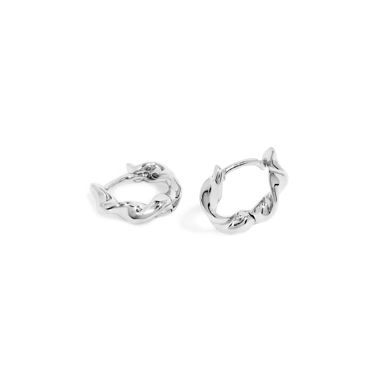 Sterling Silver Mini Huggie Hoops