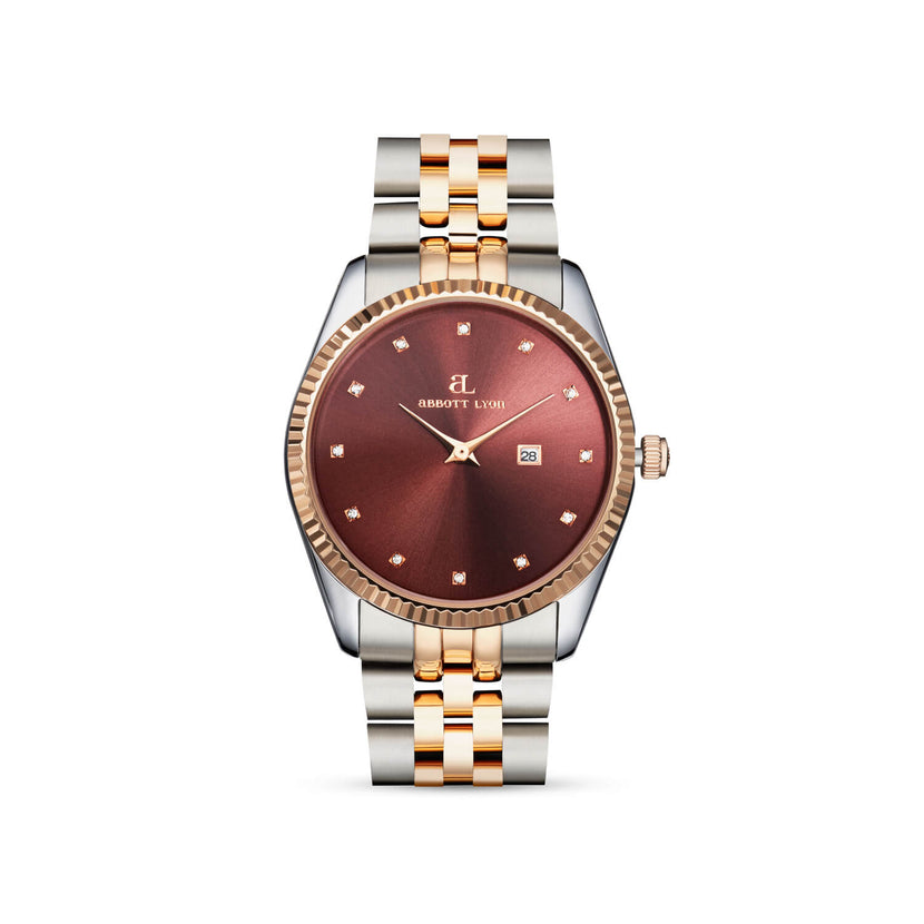 Two Tone Mocha Belgravia 36 Watch