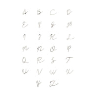 Stories Script Initial Pendant (Silver)