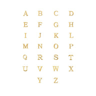 Stories Initial Pendant (Gold)