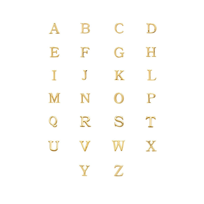 Stories Initial Pendant (Gold)