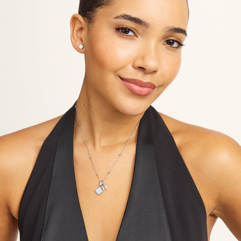 Pearl Clover Pendant (Silver)