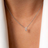 Stories Doodle Heart Bracelet & Necklace Set (Silver)