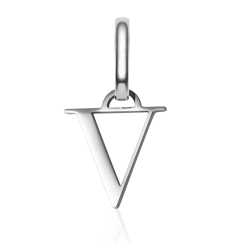 Letter Pendant (Silver)