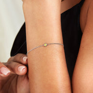 Mini Birthstone Bracelet (Silver) (CS Replacement)