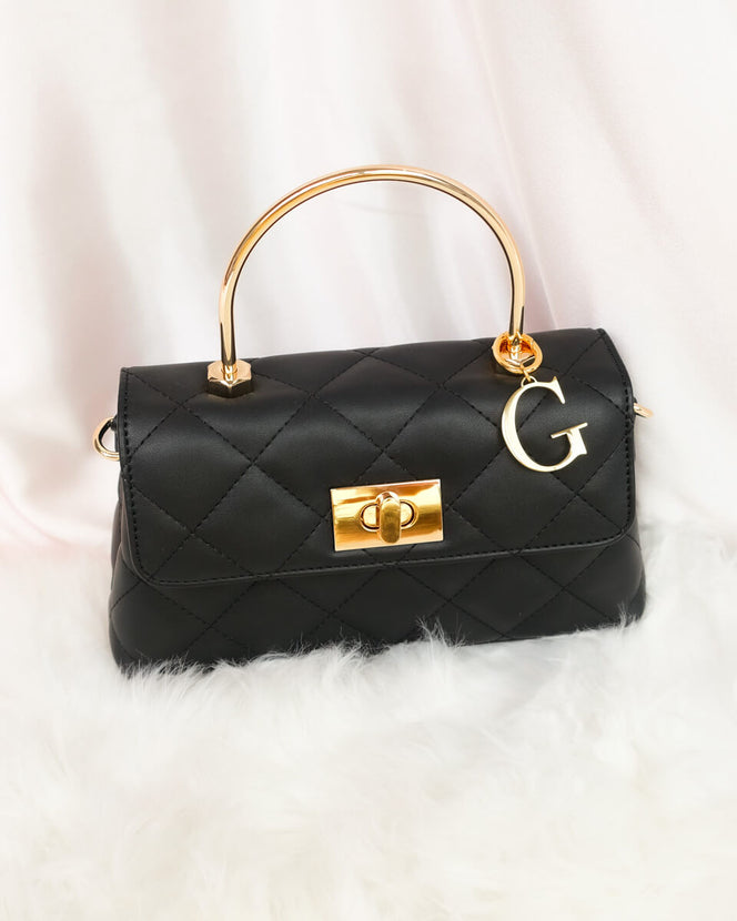 Metal Letter Key Ring (Gold) (CS Replacement)