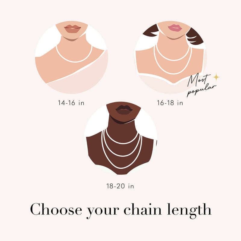 Personalized Initial & Birthstone Necklace (Rose Gold)
