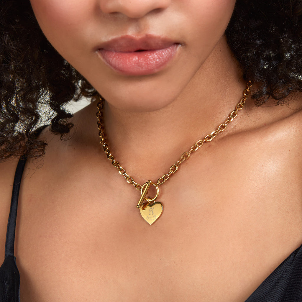 Big Heart Pendant Necklaces