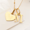 Double Initial Necklaces