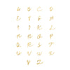 Made Mine Charms - Script Initial Charms (Gold)