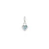 Advent Stories Mini Heart Birthstone Charm (Silver)