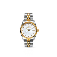 Mini Two Tone Pearl Link Belgravia 30 Watch