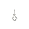 Stories Crystal Clover Pendant (Silver)