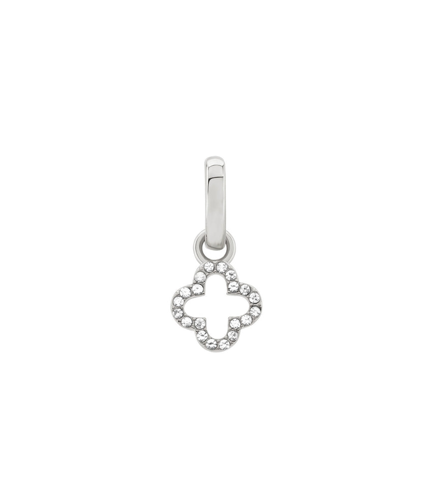 Stories Crystal Clover Pendant (Silver)