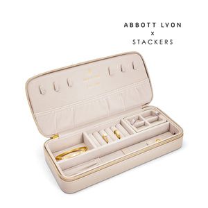 Stackers x Abbott Lyon Oatmeal Sleek Jewelry Box