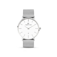 Silver Chain White Kensington 40 Watch