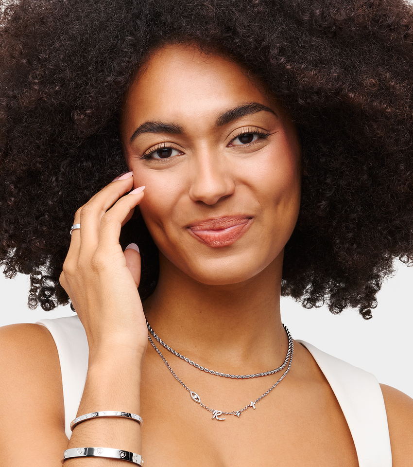 Fixed Charm Necklace (Silver)
