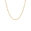 Layering Twisted Chain Necklace (Gold)