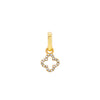 Stories Crystal Clover Pendant (Gold)
