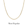 Layering Box Chain Necklace (Gold)