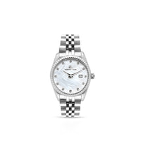 Mini Silver Pearl Link Belgravia 30 Watch