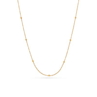 Sphere Chain Necklace (Gold)