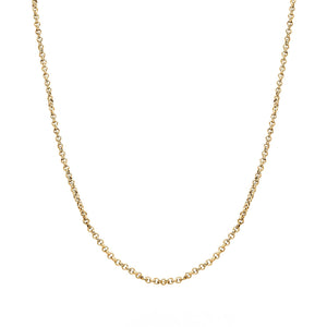 Layering Box Chain Necklace (Gold)