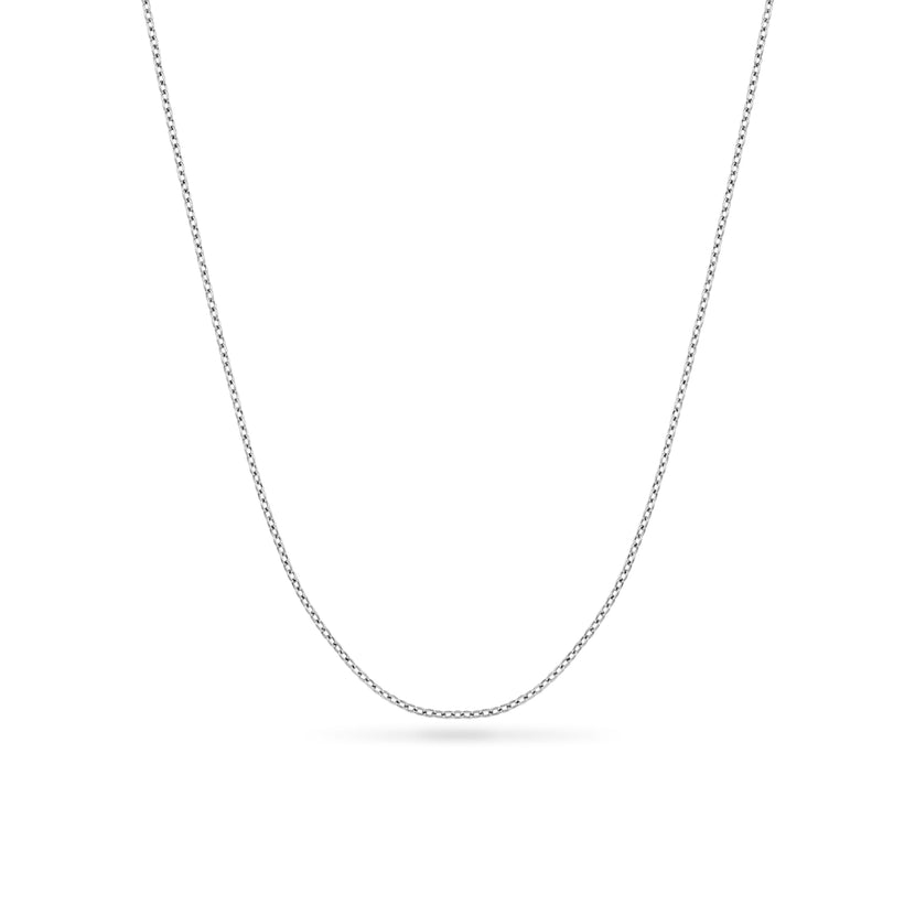 Layering Fine Chain Necklace (Silver)