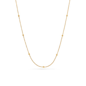 Sphere Chain Necklace (Gold)