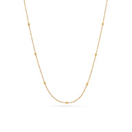 Sphere Chain Necklace (Gold)