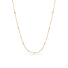 Layering Sphere Chain Necklace (Gold)