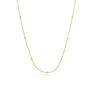 Layering Sterling Silver Sphere Chain (Gold)