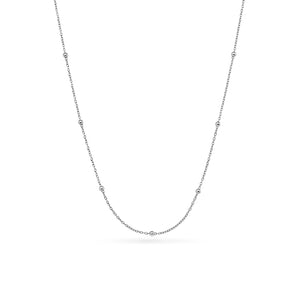 Sphere Chain Necklace (Silver)